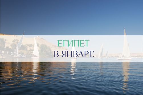 Погода в Египте в январе