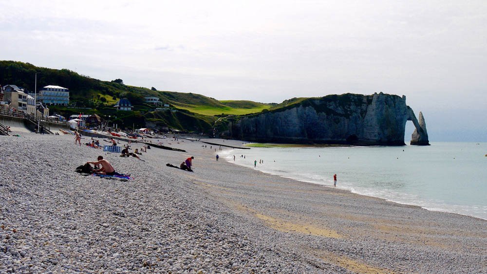 Plage aval