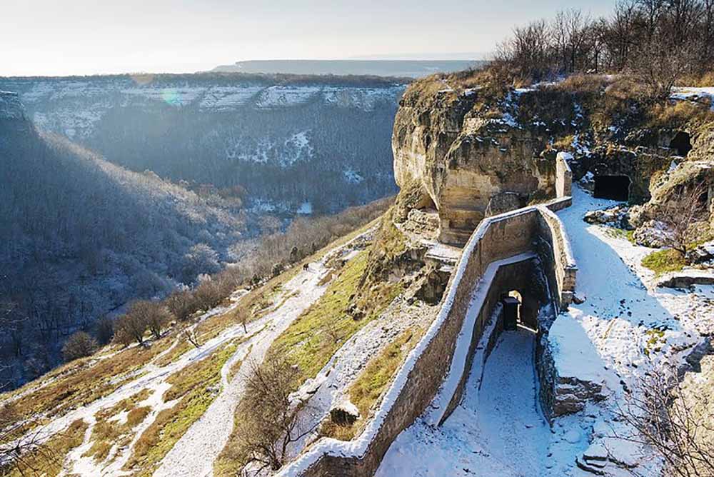 крым чуфут кале зима