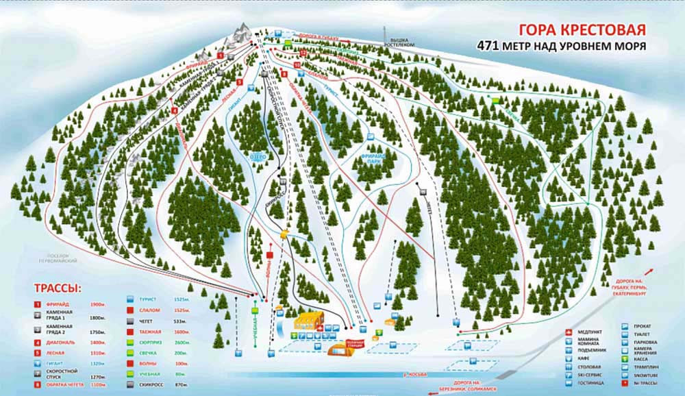 губаха схема трасс