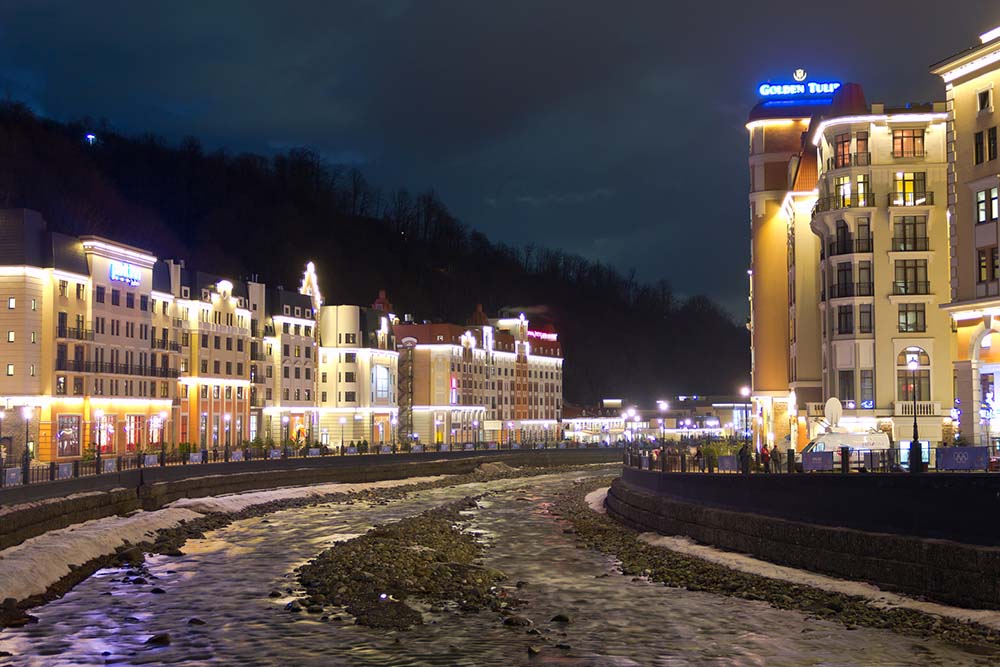 сочи красная поляна зима