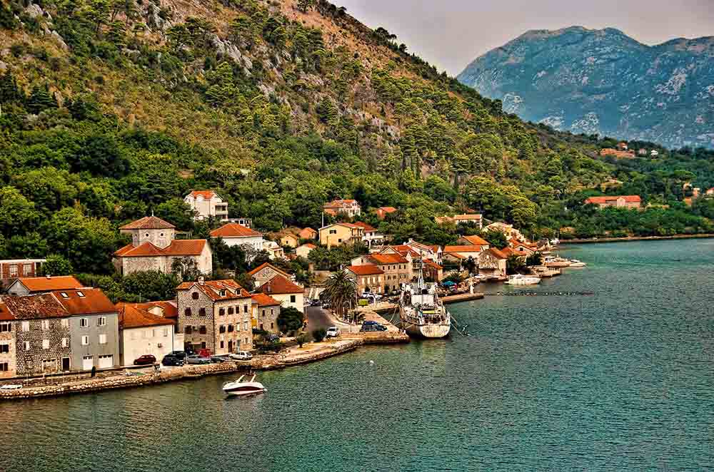 черногория доброта берег горы море