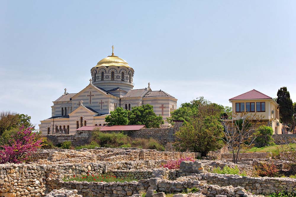 крым, севастополь, херсонес таврический, владимирский собор