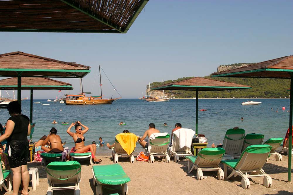 лунный свет пляж песок море