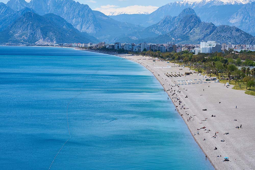 турция, берег, побережье, море, пляж, октябрь, погода, анталия