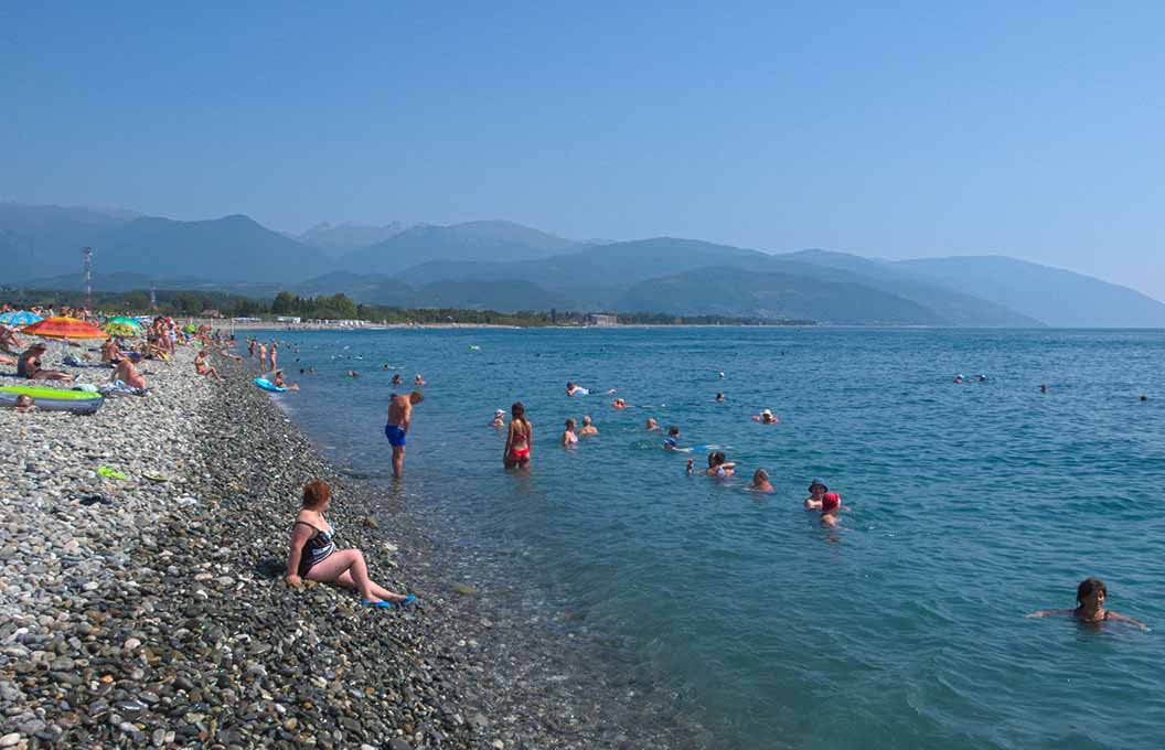 море, отпуск, пляж, галька, чёрное море, загорать, сочи, адлер
