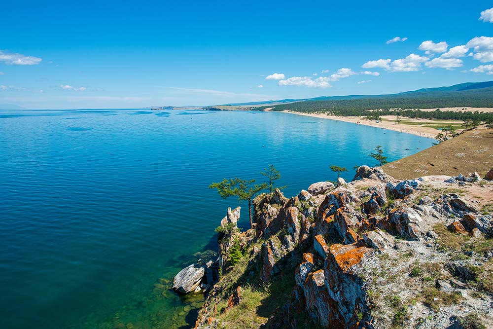 байкал, лето, природа, иркутск, озеро, скалы